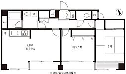 D-RHOMES中野 2LDKの間取図画像