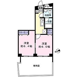 C'estjolikoenji 2Kの間取図画像
