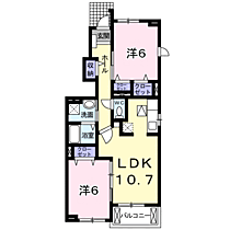 ダンデライオン 101 ｜ 神奈川県伊勢原市神戸663-4（賃貸アパート2LDK・1階・55.42㎡） その2