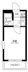 アルテハイム上石神井 1Kの間取図画像