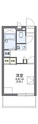 レオパレスゴールドヒルズ 1Kの間取図画像