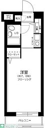 ダイアパレス氷川台 ワンルームの間取図画像