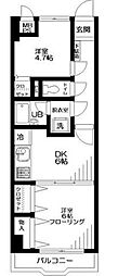 日神パレステージ豊玉第2 1DKの間取図画像