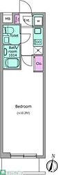 BeverlyHomes石神井台 1Kの間取図画像