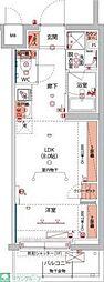 ベルグレードSI 1LDKの間取図画像