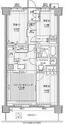 Nステージ東小金井 3LDKの間取図画像