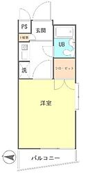 日神パレステージ上石神井第2 1Kの間取図画像