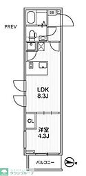 BeverlyHomes石神井台 1LDKの間取図画像