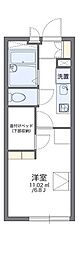 レオパレス武蔵関公園 1Kの間取図画像