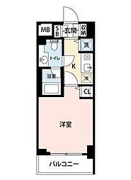 ParkWell練馬 1Kの間取図画像