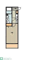 クレヴィスタ練馬武蔵関 1Kの間取図画像