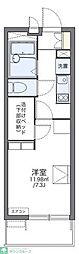 ラピアンタ都立家政 1Kの間取図画像