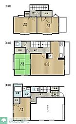 西武新宿線 西武柳沢駅 徒歩11分の賃貸一戸建て 1階4LDKの間取り