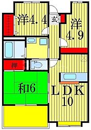 間取図画像 3LDK