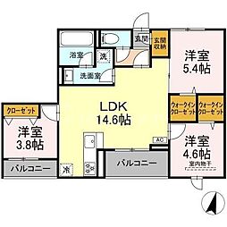 間取図画像 3LDK
