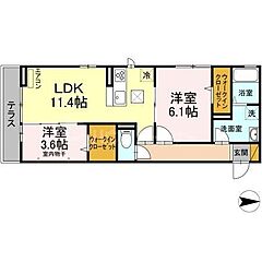 物件の間取り