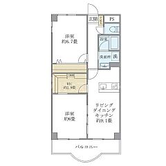 物件の間取り