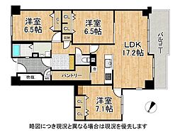 メゾンドール堺 3LDKの間取図画像