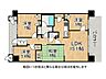 間取り：専有面積83m2超のゆとりある4LDK
