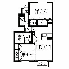 物件の間取り