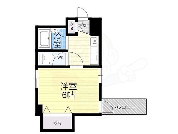 広島県広島市中区大手町５丁目(賃貸マンション1K・3階・18.91㎡)の写真 その2