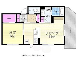 広島県広島市中区東白島町6番16号（賃貸マンション1LDK・1階・42.11㎡） その2