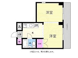 第3福助マンション 1DKの間取図画像