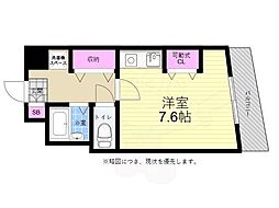 橋本ビル ワンルームの間取図画像