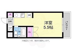 メゾン・ド・セレニテ ワンルームの間取図画像