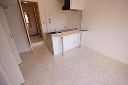 広島電鉄5系統 松川町駅 徒歩4分の賃貸マンション 3階ワンルームのリビング/ダイニング