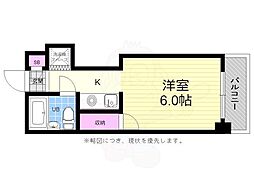 グランデール横川 ワンルームの間取図画像