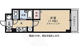 JRBハイツ横川 1Kの間取図画像