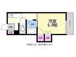 谷川ビル 1Kの間取図画像