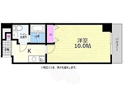 impression十日市 1Kの間取図画像