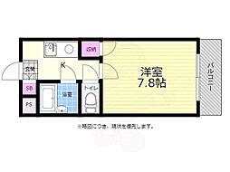 サンシャイン酒楽 1Kの間取図画像
