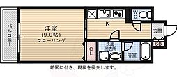 ラフィネ十日市 1Kの間取図画像