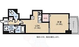ラ・ブリィエ舟入中町アネックス 1LDKの間取図画像