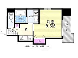 セイコウ光町 1Kの間取図画像