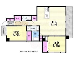 S-RESIDENCE富士見町aglitter 2LDKの間取図画像