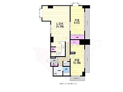 M6ビル 2LDKの間取図画像