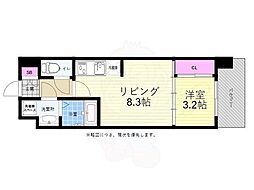 LiveCasaHIKARIMACHI 1LDKの間取図画像