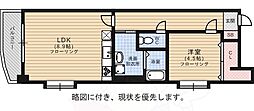 GoldCourt宝町 1LDKの間取図画像