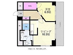 メゾン大須賀 1LDKの間取図画像