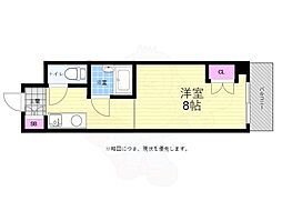 サンコート大手町 1Kの間取図画像