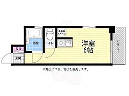 メゾン・ド・セレヴィア ワンルームの間取図画像