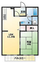 エスポワール平野B 201 ｜ 静岡県磐田市見付（賃貸アパート1LDK・2階・40.92㎡） その2