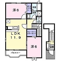 マックス　ビューティー　Ａ 201 ｜ 静岡県袋井市春岡（賃貸アパート2LDK・2階・58.80㎡） その2