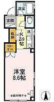 アンソレイユ塩町　住居 303 ｜ 静岡県掛川市塩町（賃貸アパート1K・3階・26.42㎡） その2