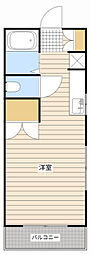 えいすうピア1 ワンルームの間取図画像