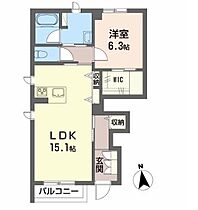 長野県松本市村井町南１丁目（賃貸アパート1LDK・1階・57.14㎡） その2